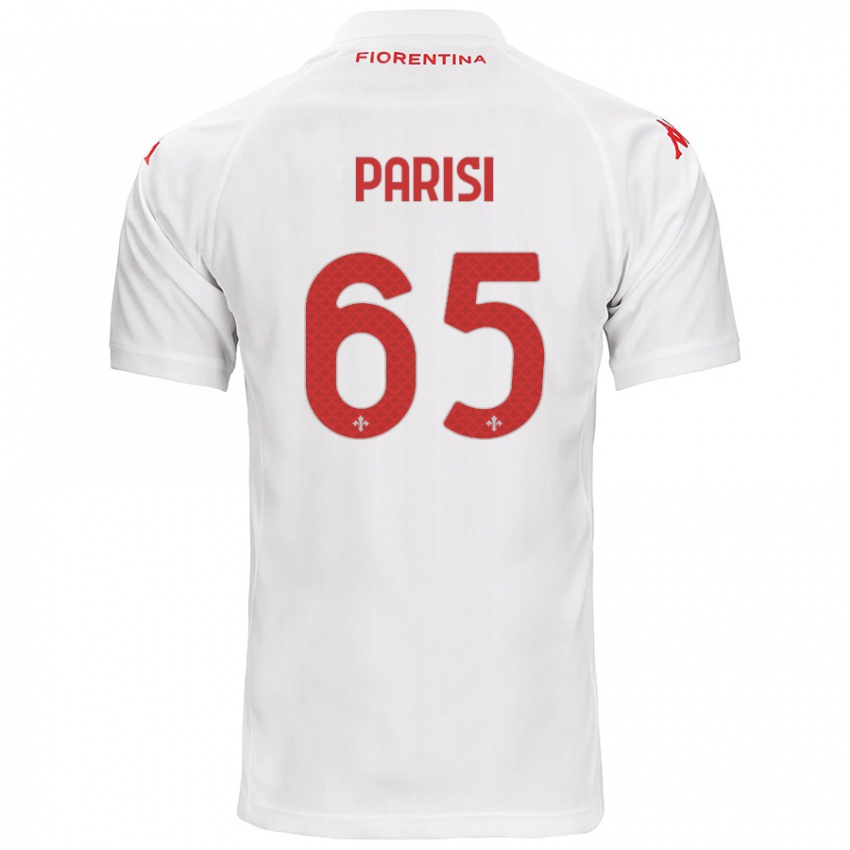 Niño Camiseta Fabiano Parisi #65 Blanco 2ª Equipación 2024/25 La Camisa Perú