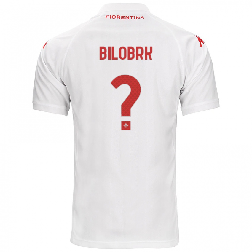 Niño Camiseta Ante Bilobrk #0 Blanco 2ª Equipación 2024/25 La Camisa Perú