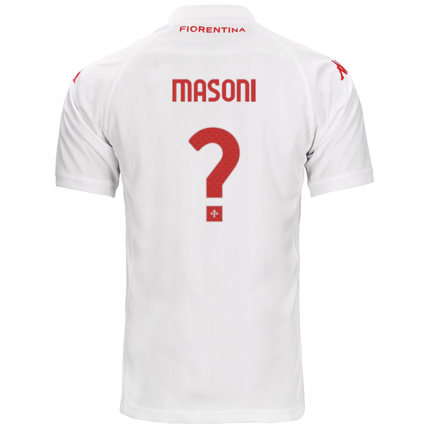 Niño Camiseta Tommaso Masoni #0 Blanco 2ª Equipación 2024/25 La Camisa Perú