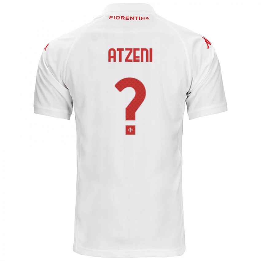 Niño Camiseta Davide Atzeni #0 Blanco 2ª Equipación 2024/25 La Camisa Perú