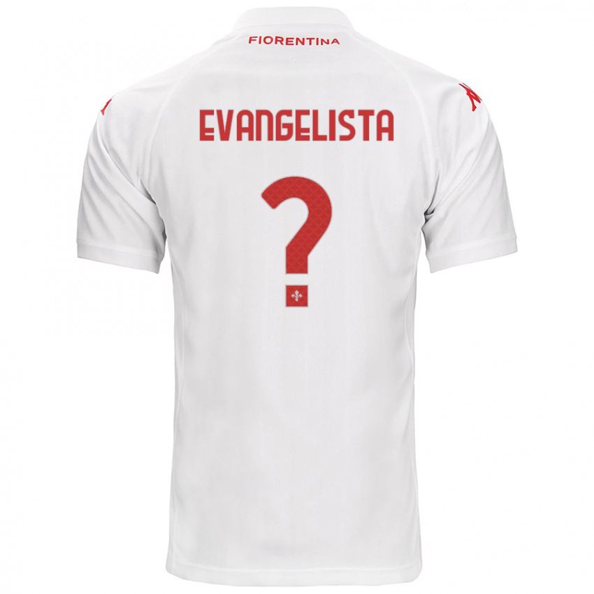 Niño Camiseta Carlo Evangelista #0 Blanco 2ª Equipación 2024/25 La Camisa Perú