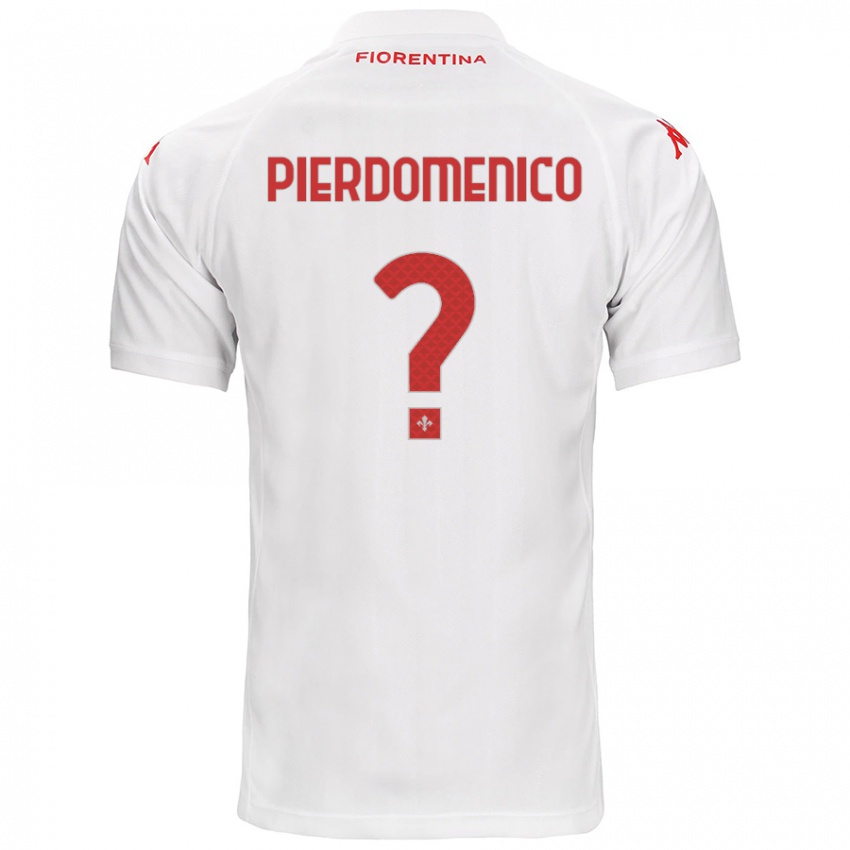 Niño Camiseta Jacopo Di Pierdomenico #0 Blanco 2ª Equipación 2024/25 La Camisa Perú