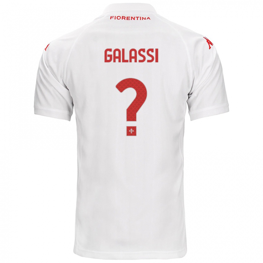 Niño Camiseta Andrea Galassi #0 Blanco 2ª Equipación 2024/25 La Camisa Perú