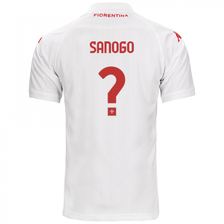 Niño Camiseta Bassidy Sanogo #0 Blanco 2ª Equipación 2024/25 La Camisa Perú