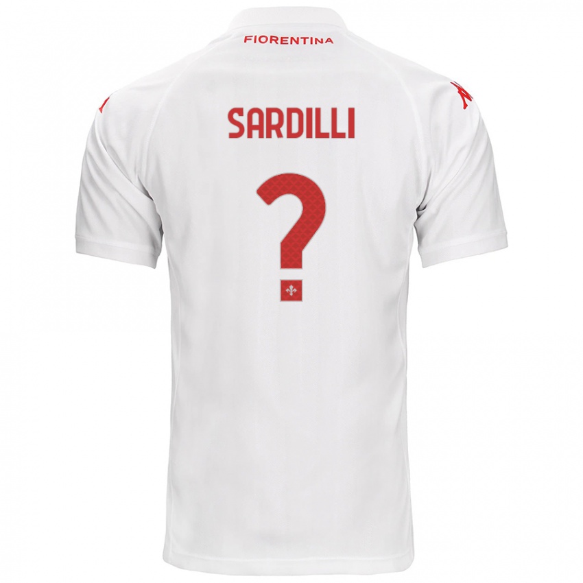 Niño Camiseta Davide Sardilli #0 Blanco 2ª Equipación 2024/25 La Camisa Perú