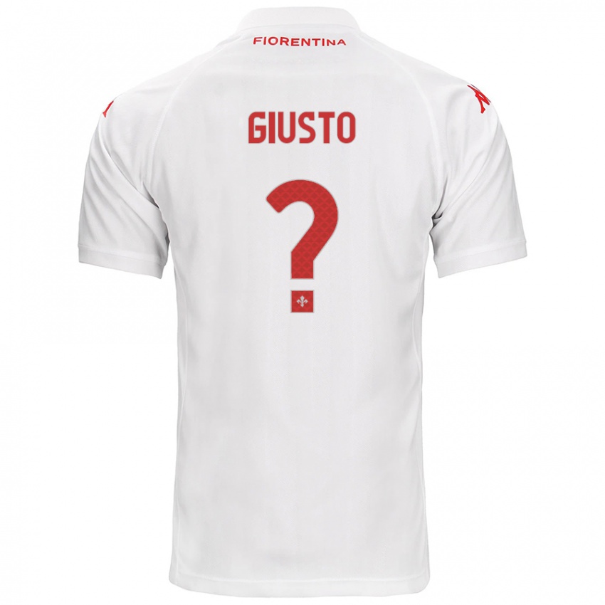 Niño Camiseta Gabriele Giusto #0 Blanco 2ª Equipación 2024/25 La Camisa Perú