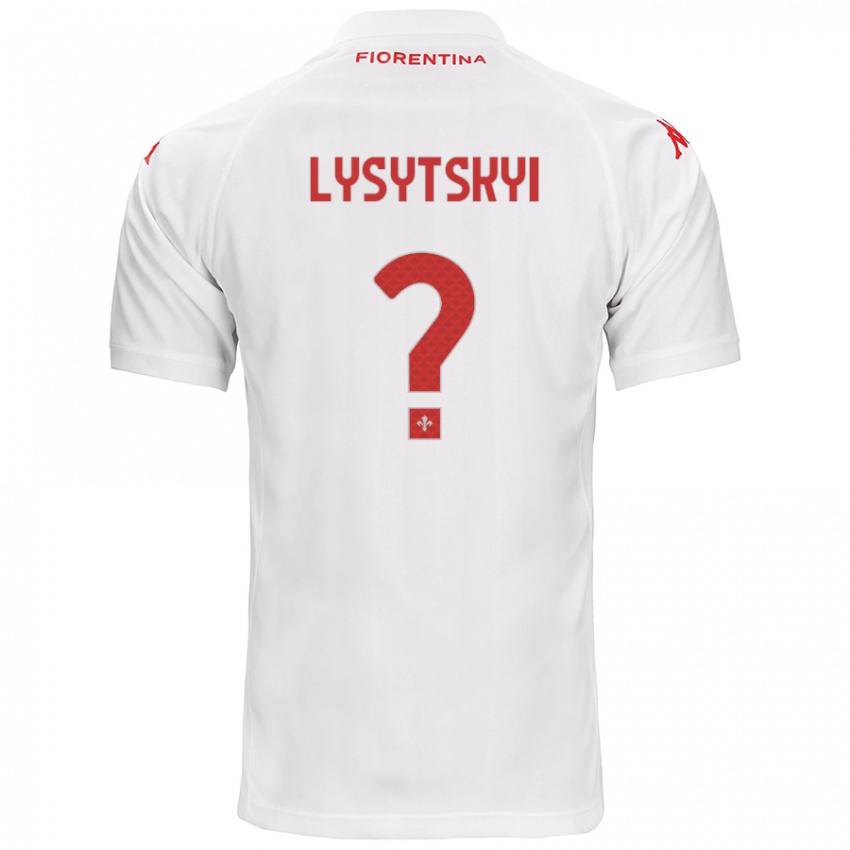 Niño Camiseta Andriy Lysytskyi #0 Blanco 2ª Equipación 2024/25 La Camisa Perú