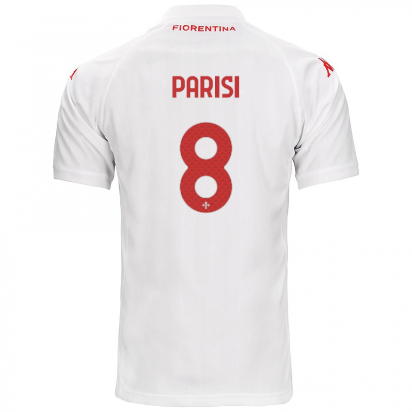 Niño Camiseta Alice Parisi #8 Blanco 2ª Equipación 2024/25 La Camisa Perú