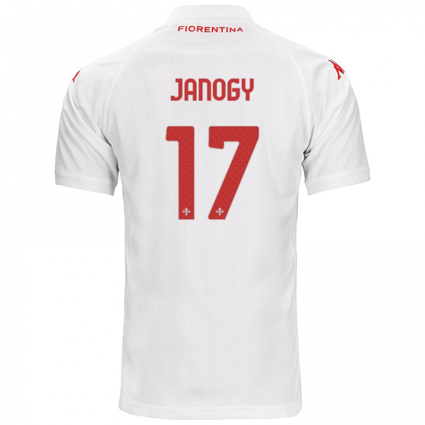 Niño Camiseta Madelen Janogy #17 Blanco 2ª Equipación 2024/25 La Camisa Perú