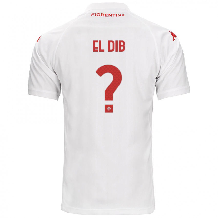 Niño Camiseta Karim El Dib #0 Blanco 2ª Equipación 2024/25 La Camisa Perú