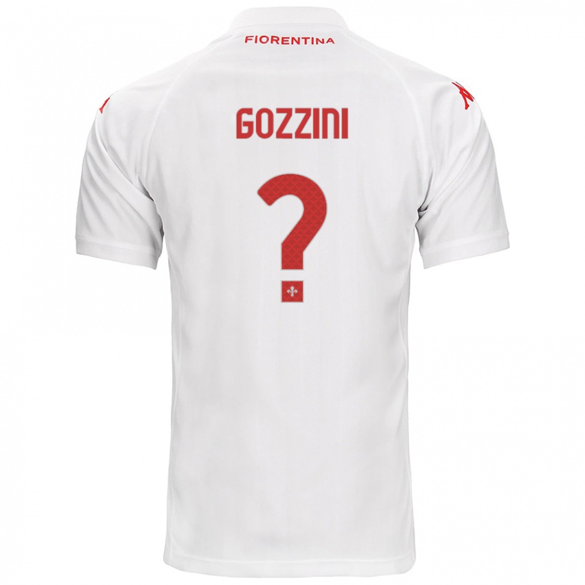 Niño Camiseta Gozzini #0 Blanco 2ª Equipación 2024/25 La Camisa Perú