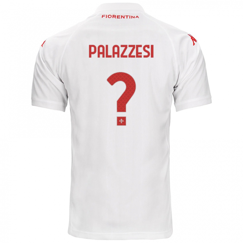 Niño Camiseta Yuri Palazzesi #0 Blanco 2ª Equipación 2024/25 La Camisa Perú