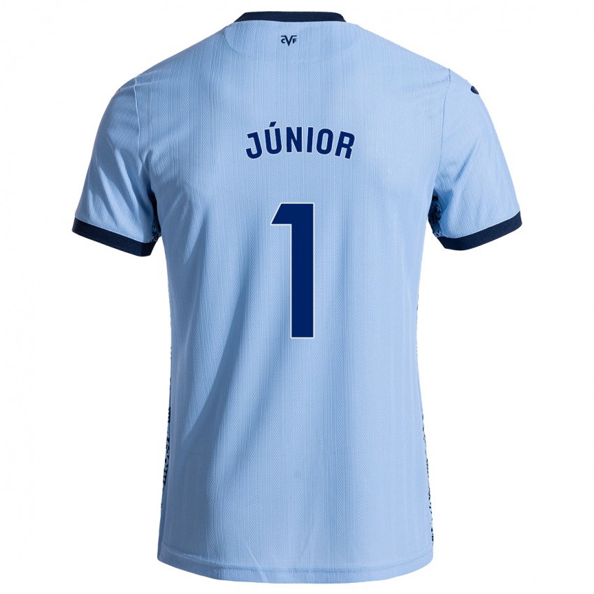 Niño Camiseta Luiz Júnior #1 Azul Cielo 2ª Equipación 2024/25 La Camisa Perú