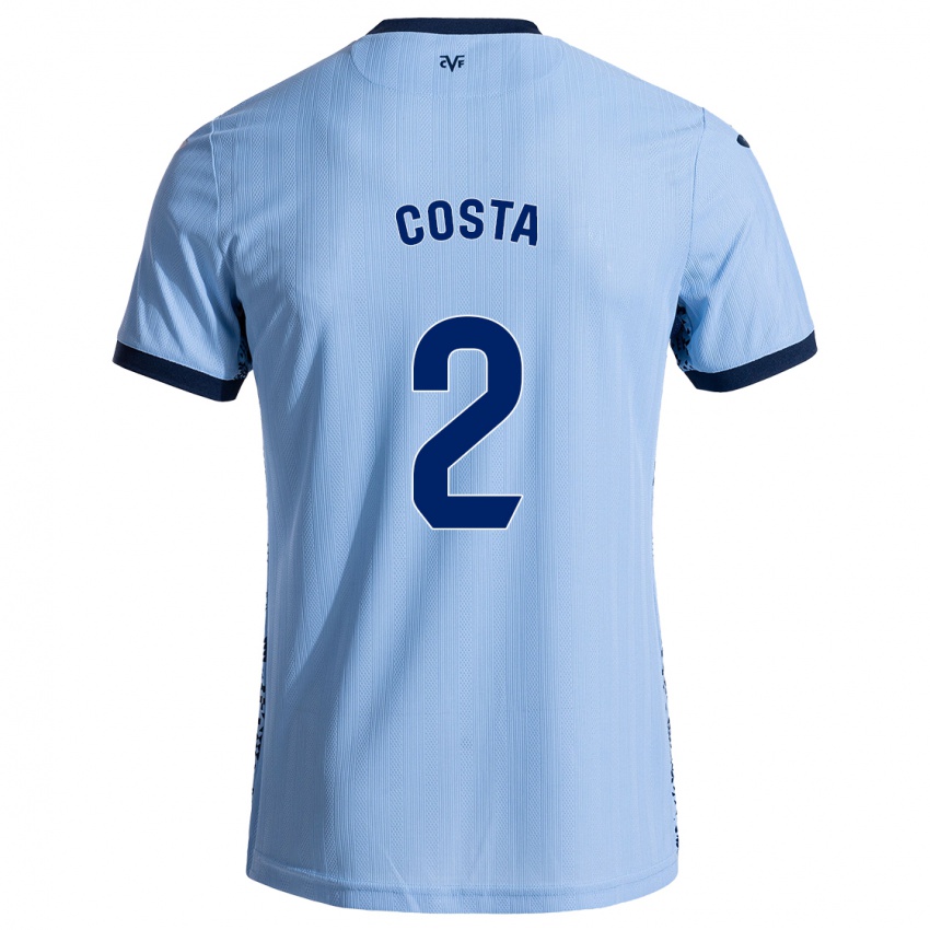 Niño Camiseta Logan Costa #2 Azul Cielo 2ª Equipación 2024/25 La Camisa Perú