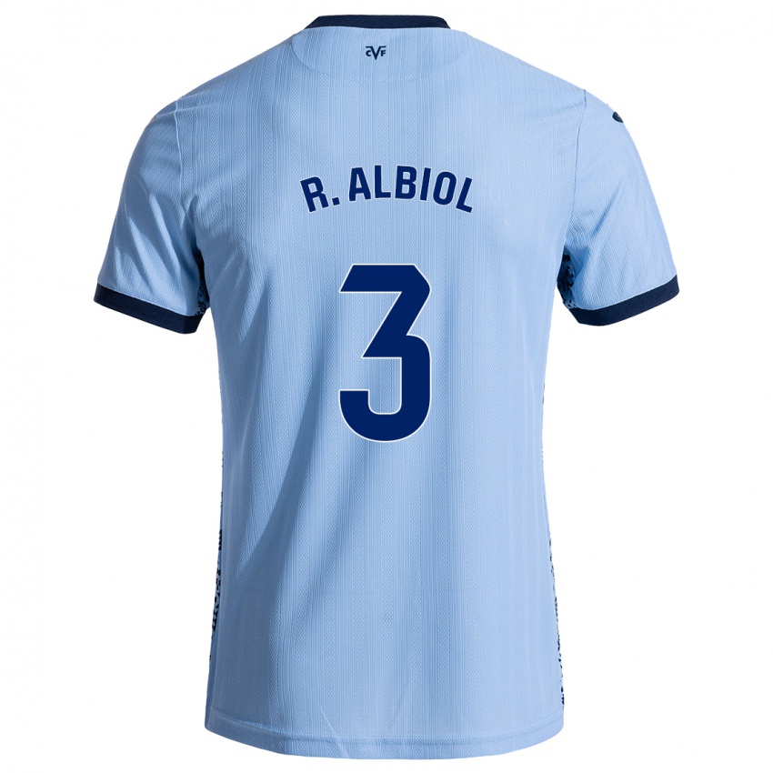 Niño Camiseta Raúl Albiol #3 Azul Cielo 2ª Equipación 2024/25 La Camisa Perú