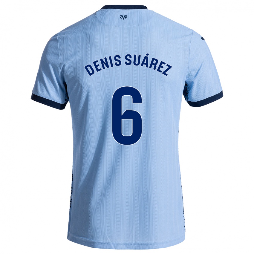 Niño Camiseta Denis Suárez #6 Azul Cielo 2ª Equipación 2024/25 La Camisa Perú