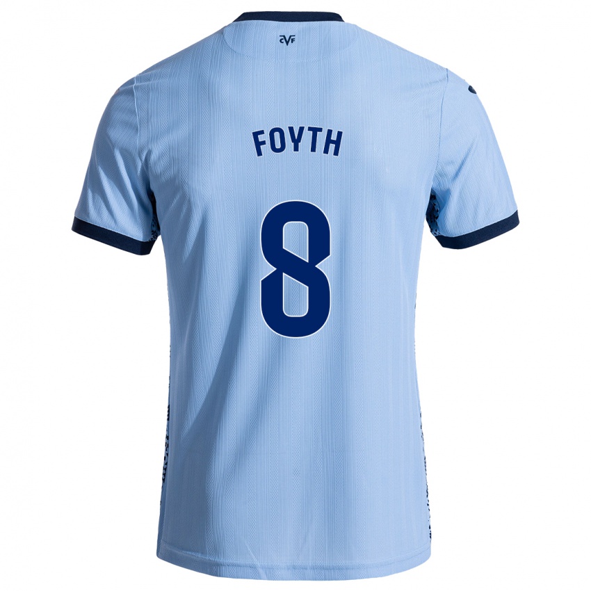 Niño Camiseta Juan Foyth #8 Azul Cielo 2ª Equipación 2024/25 La Camisa Perú