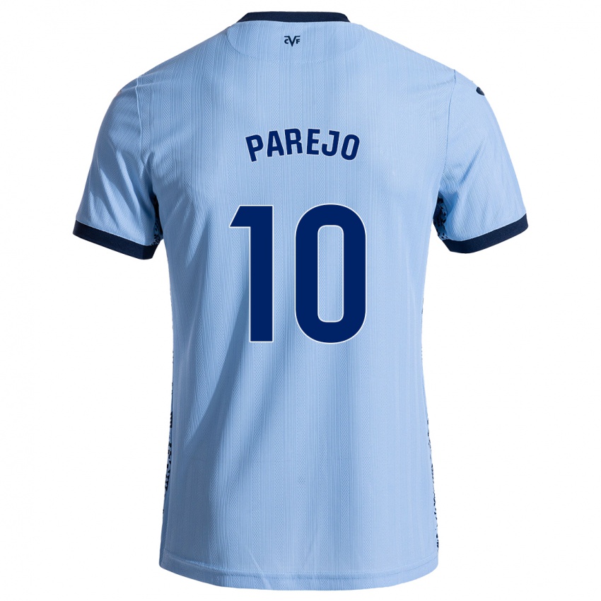 Niño Camiseta Dani Parejo #10 Azul Cielo 2ª Equipación 2024/25 La Camisa Perú