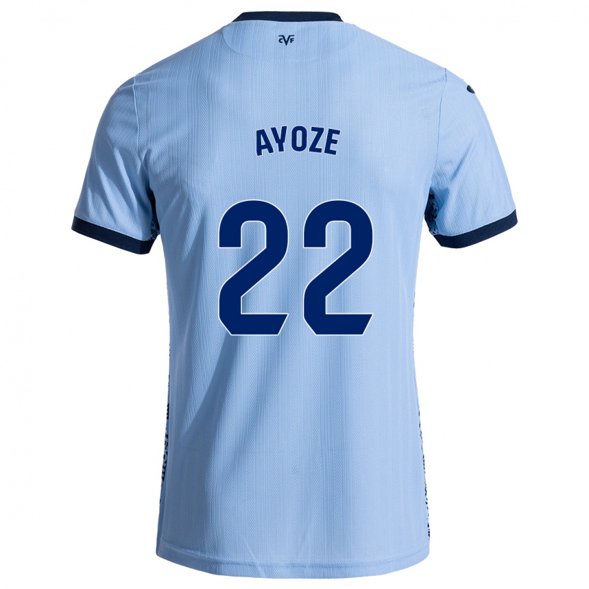 Niño Camiseta Ayoze Pérez #22 Azul Cielo 2ª Equipación 2024/25 La Camisa Perú