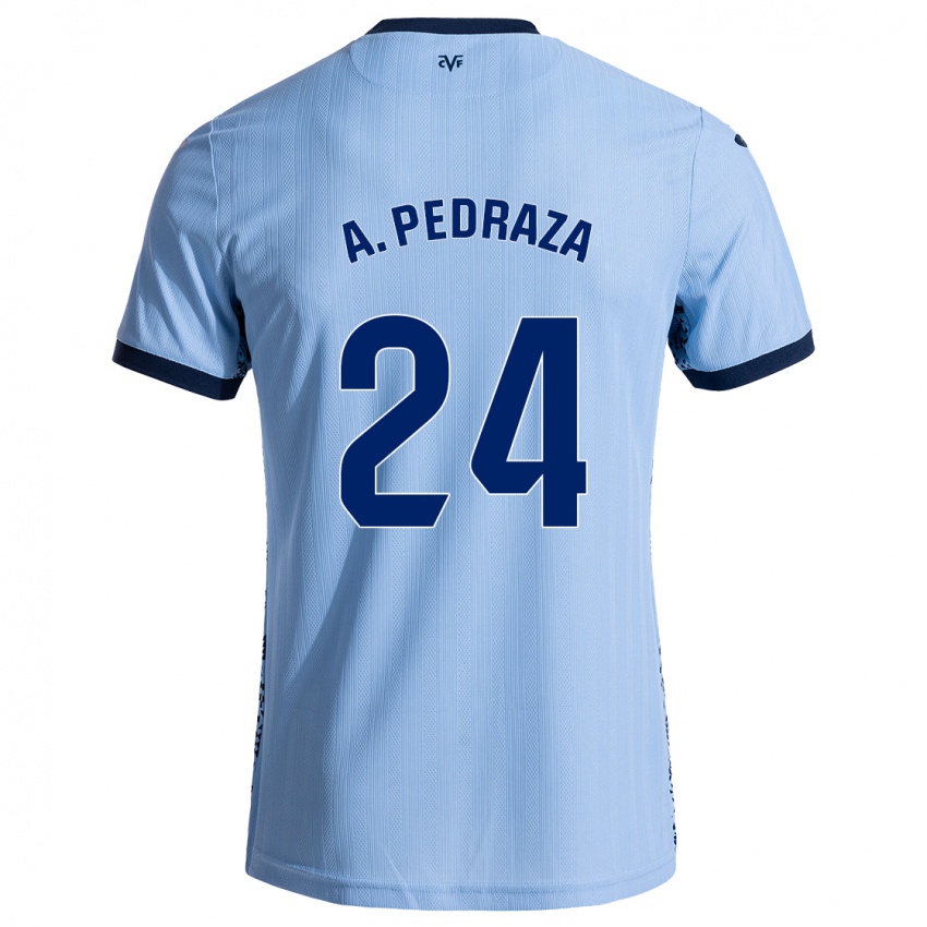 Niño Camiseta Alfonso Pedraza #24 Azul Cielo 2ª Equipación 2024/25 La Camisa Perú