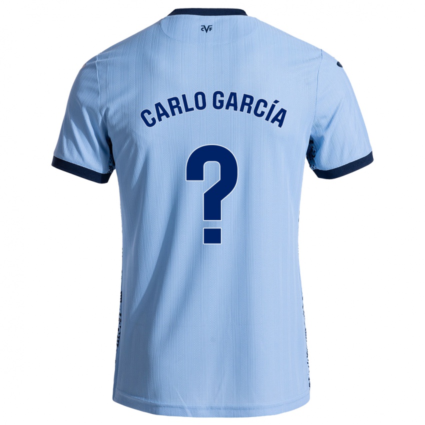 Niño Camiseta Carlo García #0 Azul Cielo 2ª Equipación 2024/25 La Camisa Perú