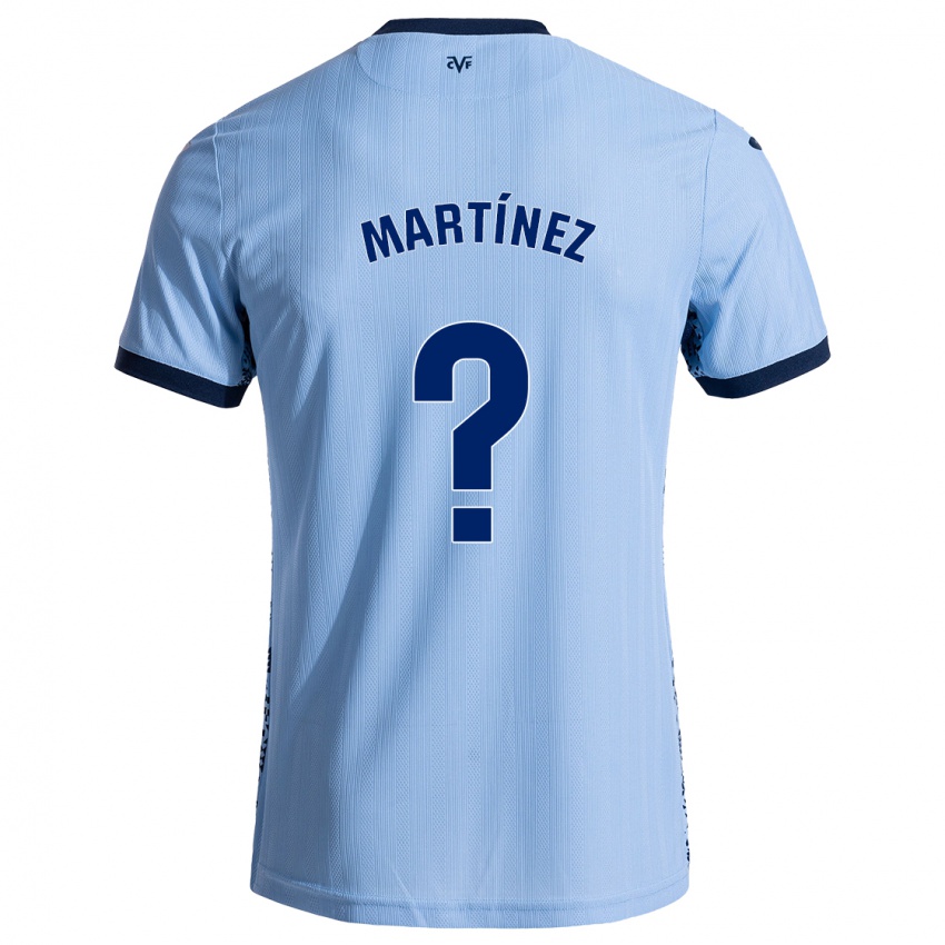 Niño Camiseta Enric Martínez #0 Azul Cielo 2ª Equipación 2024/25 La Camisa Perú