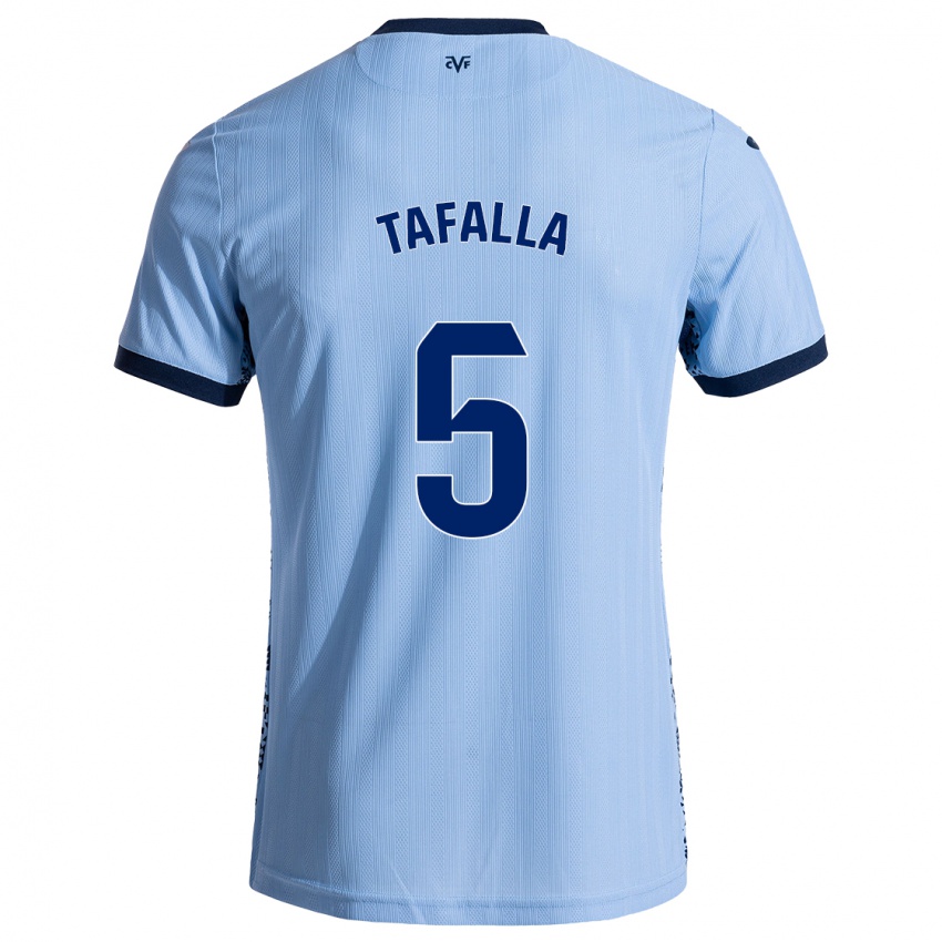 Niño Camiseta Fran Tafalla #5 Azul Cielo 2ª Equipación 2024/25 La Camisa Perú