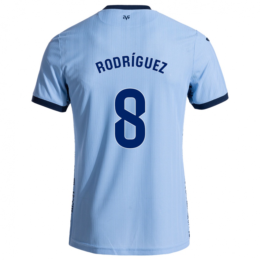 Niño Camiseta Unai Rodríguez #8 Azul Cielo 2ª Equipación 2024/25 La Camisa Perú