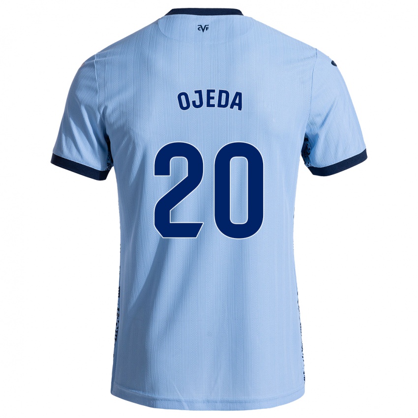 Niño Camiseta Thiago Ojeda #20 Azul Cielo 2ª Equipación 2024/25 La Camisa Perú