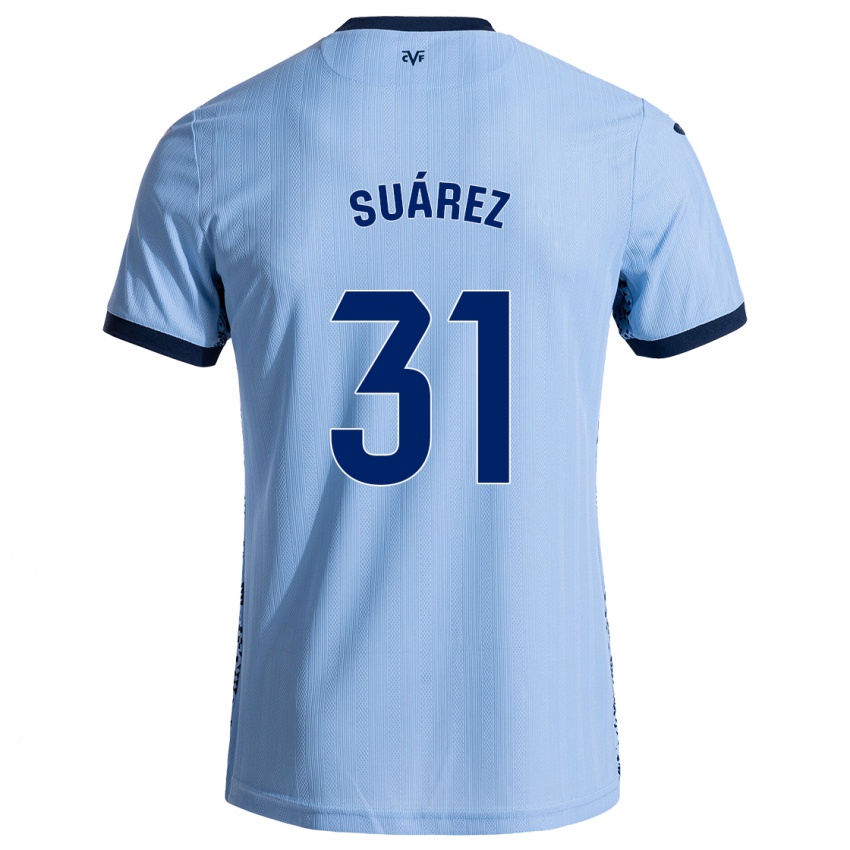 Niño Camiseta Adri Suárez #31 Azul Cielo 2ª Equipación 2024/25 La Camisa Perú