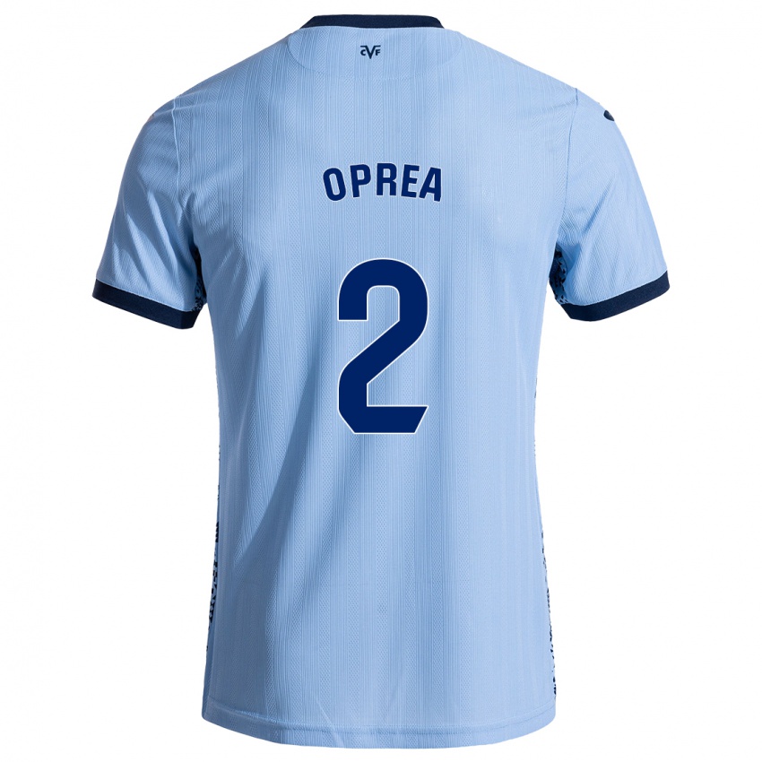 Niño Camiseta Olivia Oprea #2 Azul Cielo 2ª Equipación 2024/25 La Camisa Perú