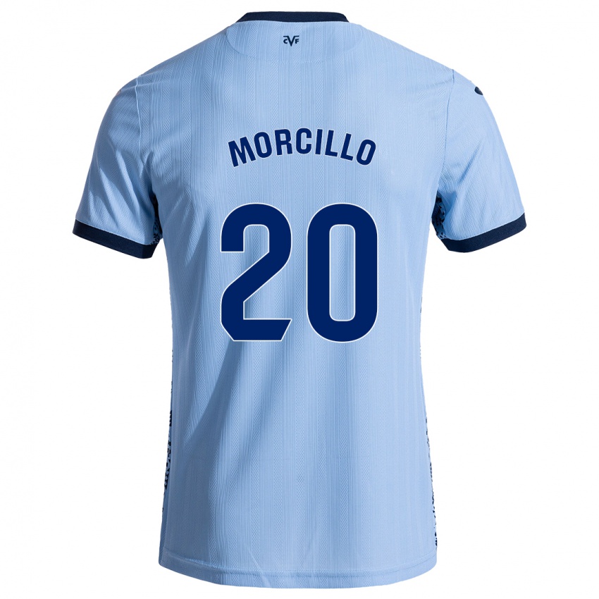 Niño Camiseta Raquel Morcillo #20 Azul Cielo 2ª Equipación 2024/25 La Camisa Perú