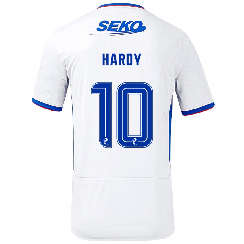 Niño Camiseta Rio Hardy #10 Blanco Azul 2ª Equipación 2024/25 La Camisa Perú