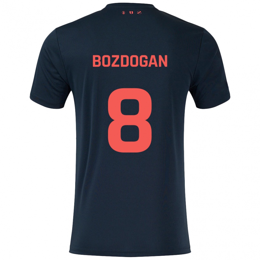 Niño Camiseta Can Bozdogan #8 Negro Rojo 2ª Equipación 2024/25 La Camisa Perú