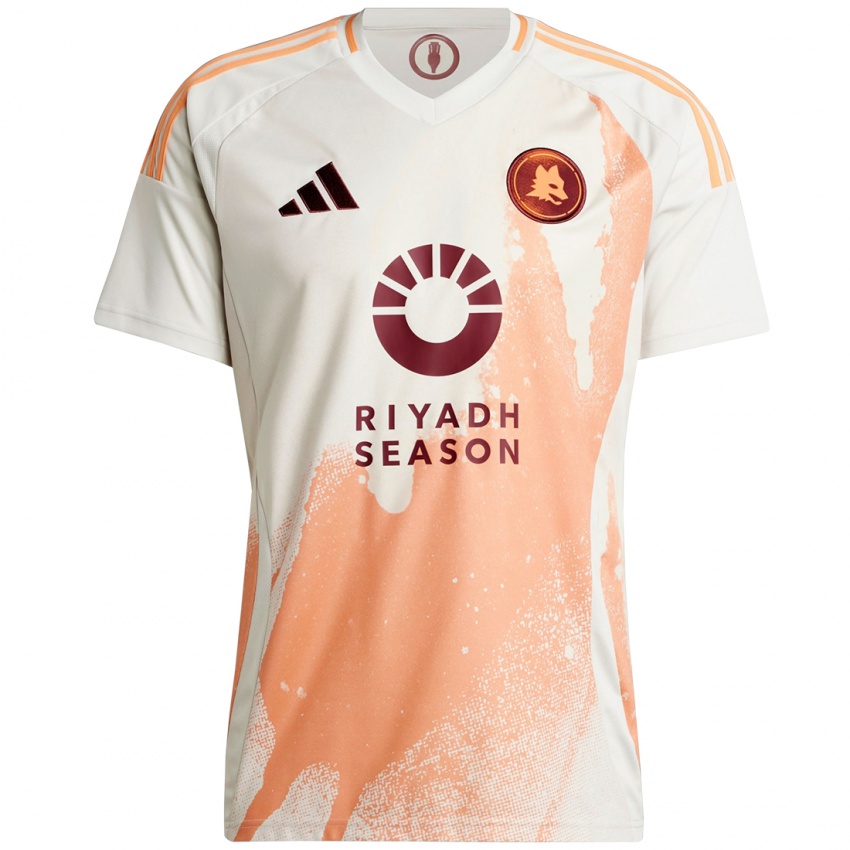 Niño Camiseta Christian Mariani #0 Crema Blanco Naranja 2ª Equipación 2024/25 La Camisa Perú