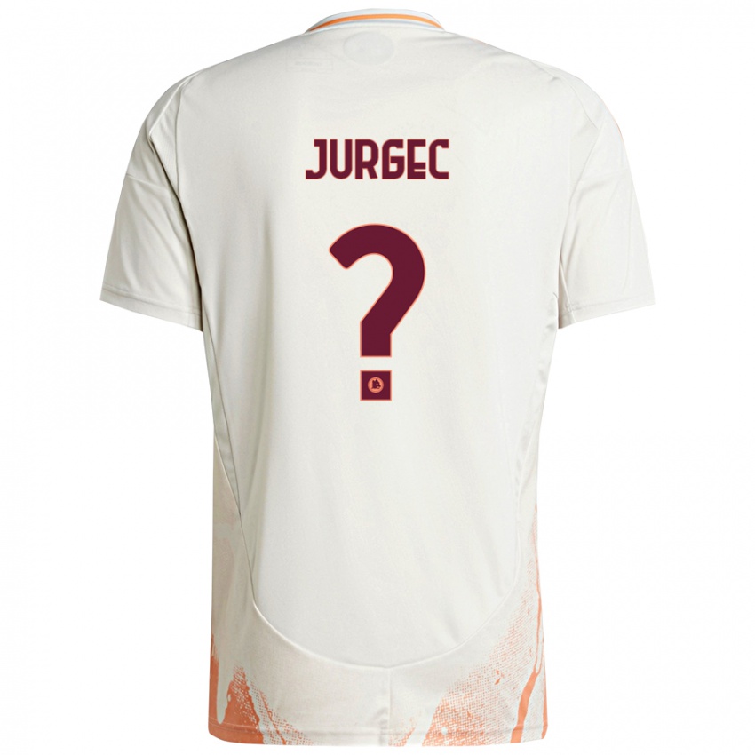 Niño Camiseta Jan Jurgec #0 Crema Blanco Naranja 2ª Equipación 2024/25 La Camisa Perú