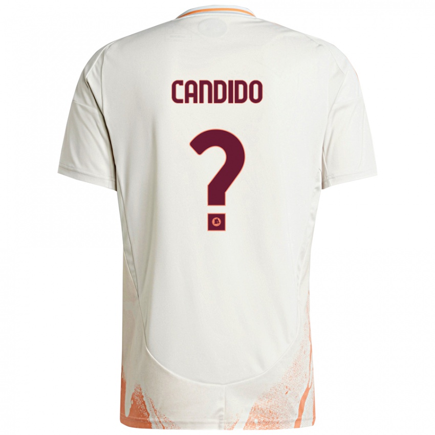 Niño Camiseta Gabriele Candido #0 Crema Blanco Naranja 2ª Equipación 2024/25 La Camisa Perú