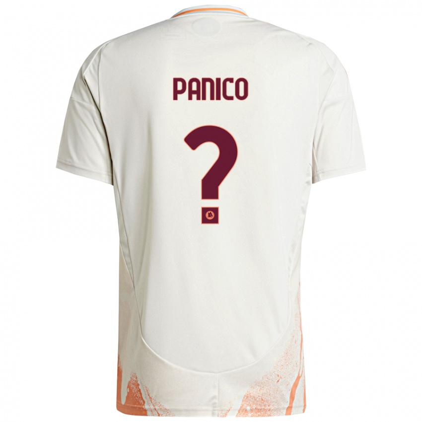 Niño Camiseta Francesco Panico #0 Crema Blanco Naranja 2ª Equipación 2024/25 La Camisa Perú