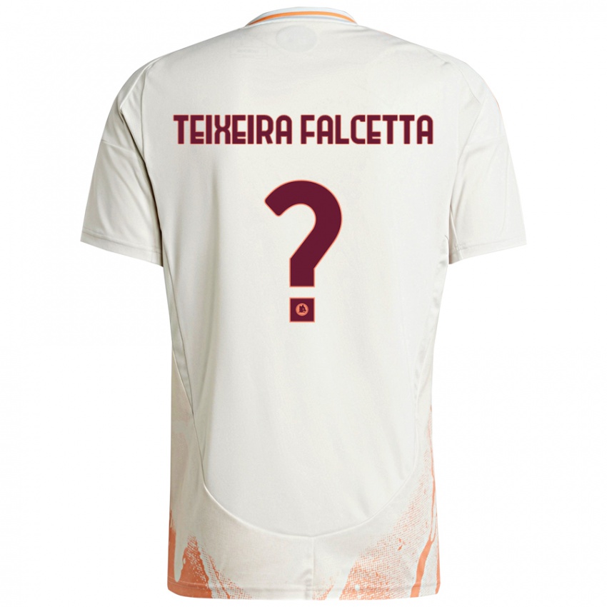 Niño Camiseta Pietro Teixeira Falcetta #0 Crema Blanco Naranja 2ª Equipación 2024/25 La Camisa Perú