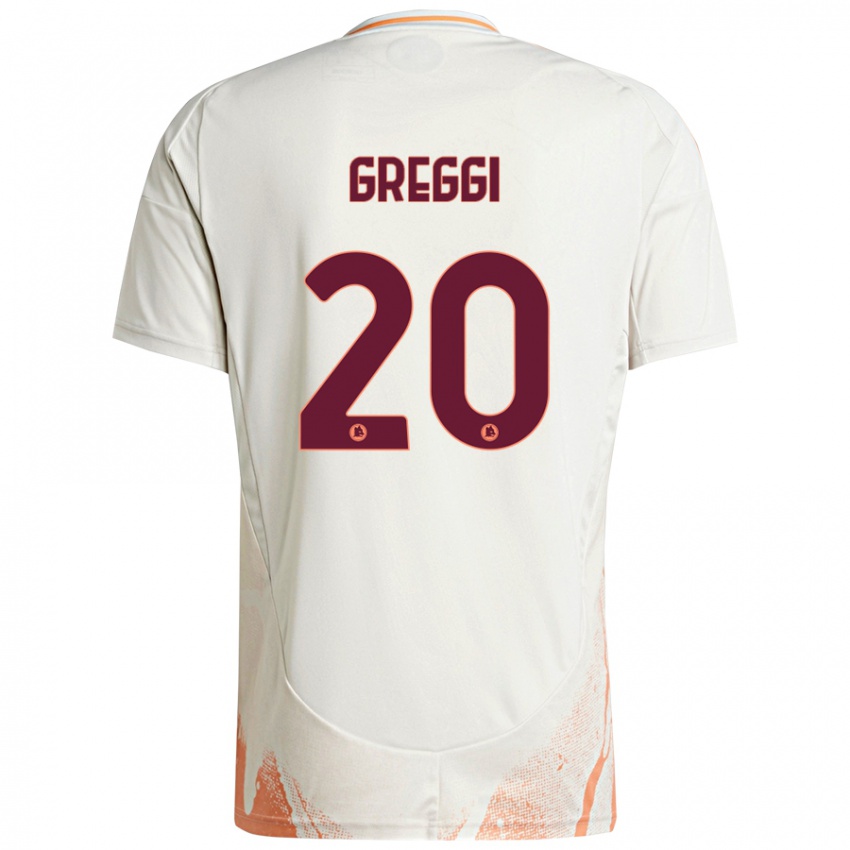 Niño Camiseta Giada Greggi #20 Crema Blanco Naranja 2ª Equipación 2024/25 La Camisa Perú