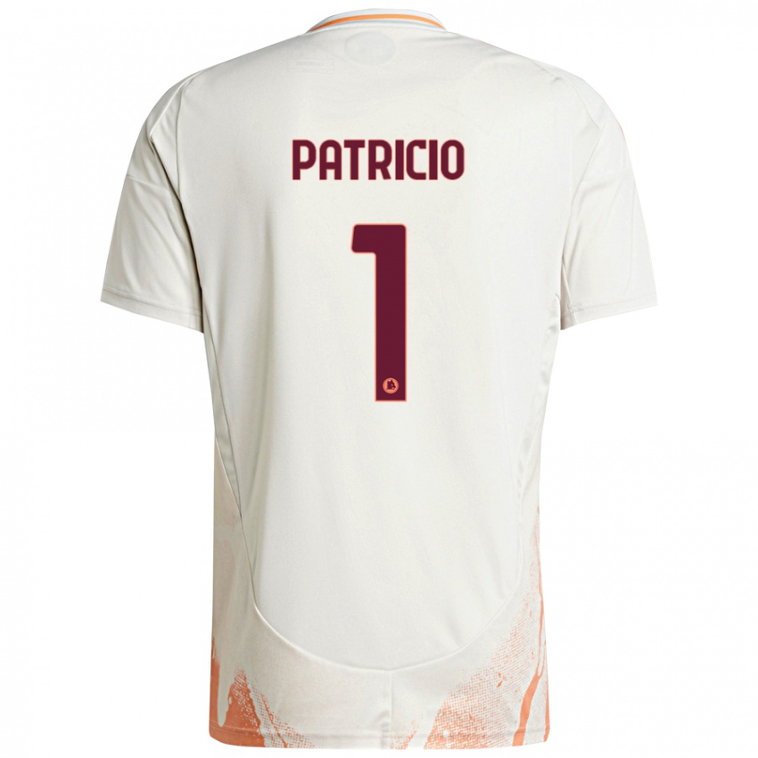 Niño Camiseta Rui Patricio #1 Crema Blanco Naranja 2ª Equipación 2024/25 La Camisa Perú