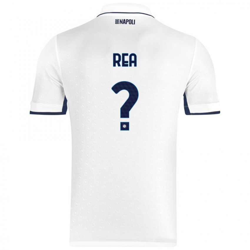 Niño Camiseta Roberto Rea #0 Blanco Azul Real 2ª Equipación 2024/25 La Camisa Perú