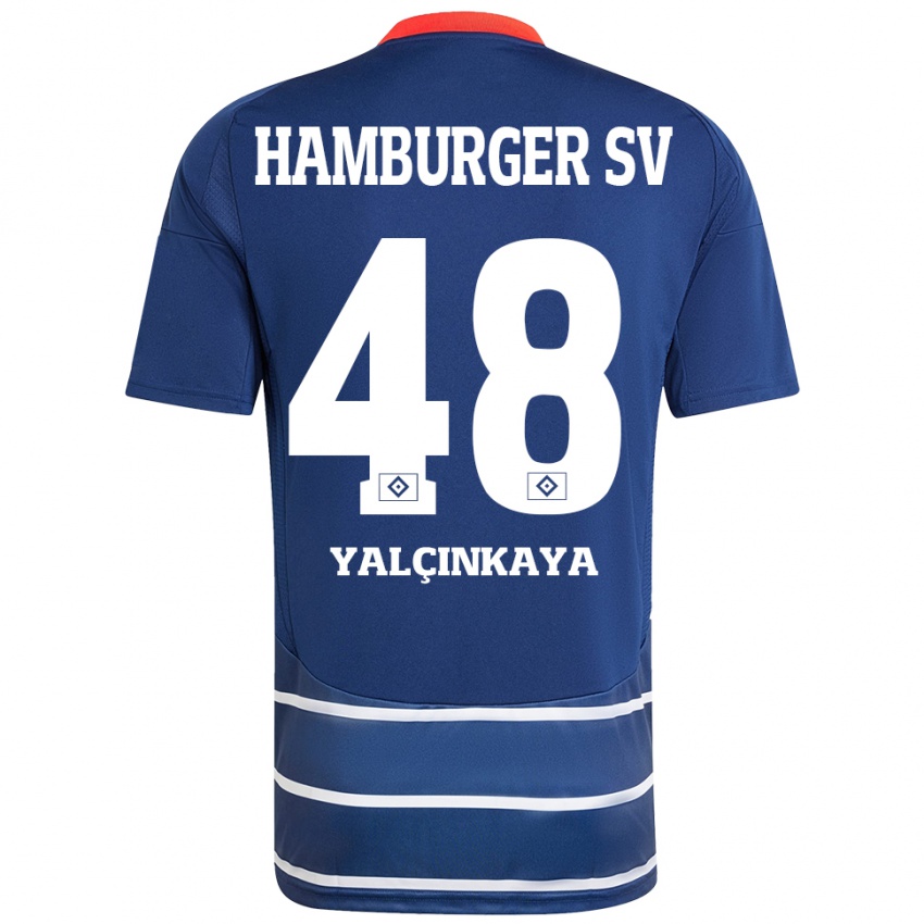 Niño Camiseta Bilal Yalcinkaya #48 Azul Oscuro 2ª Equipación 2024/25 La Camisa Perú