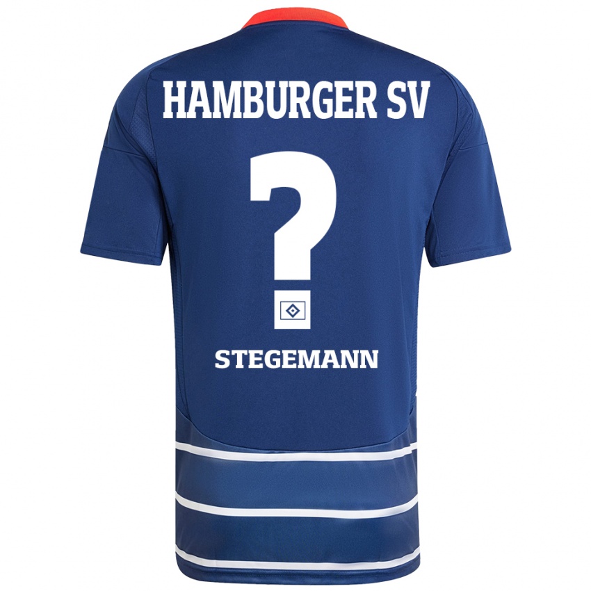 Niño Camiseta Jean-Pierre Stegemann #0 Azul Oscuro 2ª Equipación 2024/25 La Camisa Perú