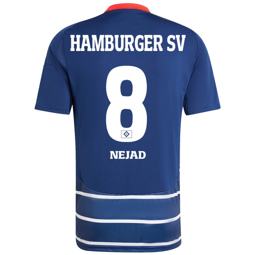 Niño Camiseta Milad Nejad #8 Azul Oscuro 2ª Equipación 2024/25 La Camisa Perú