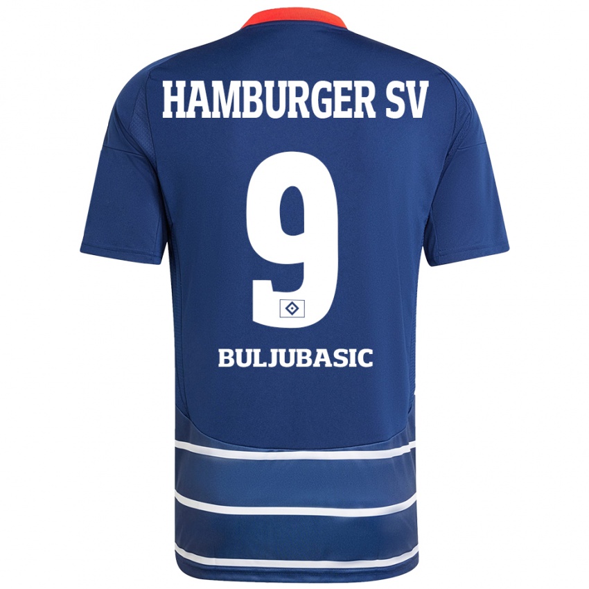 Niño Camiseta Amer Buljubasic #9 Azul Oscuro 2ª Equipación 2024/25 La Camisa Perú