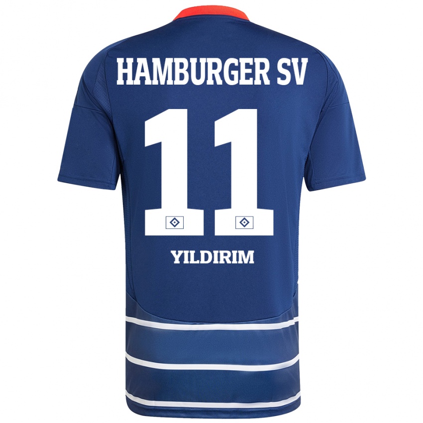 Niño Camiseta Mehmet Yildirim #11 Azul Oscuro 2ª Equipación 2024/25 La Camisa Perú