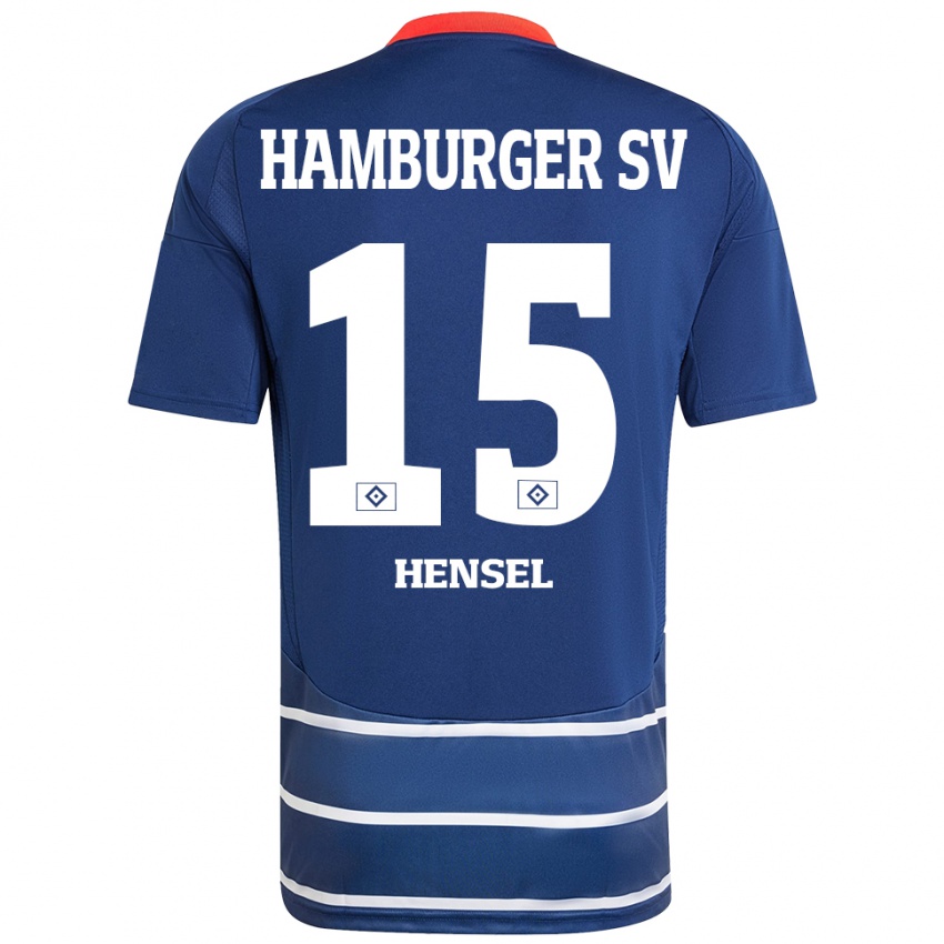 Niño Camiseta Janoah Hensel #15 Azul Oscuro 2ª Equipación 2024/25 La Camisa Perú