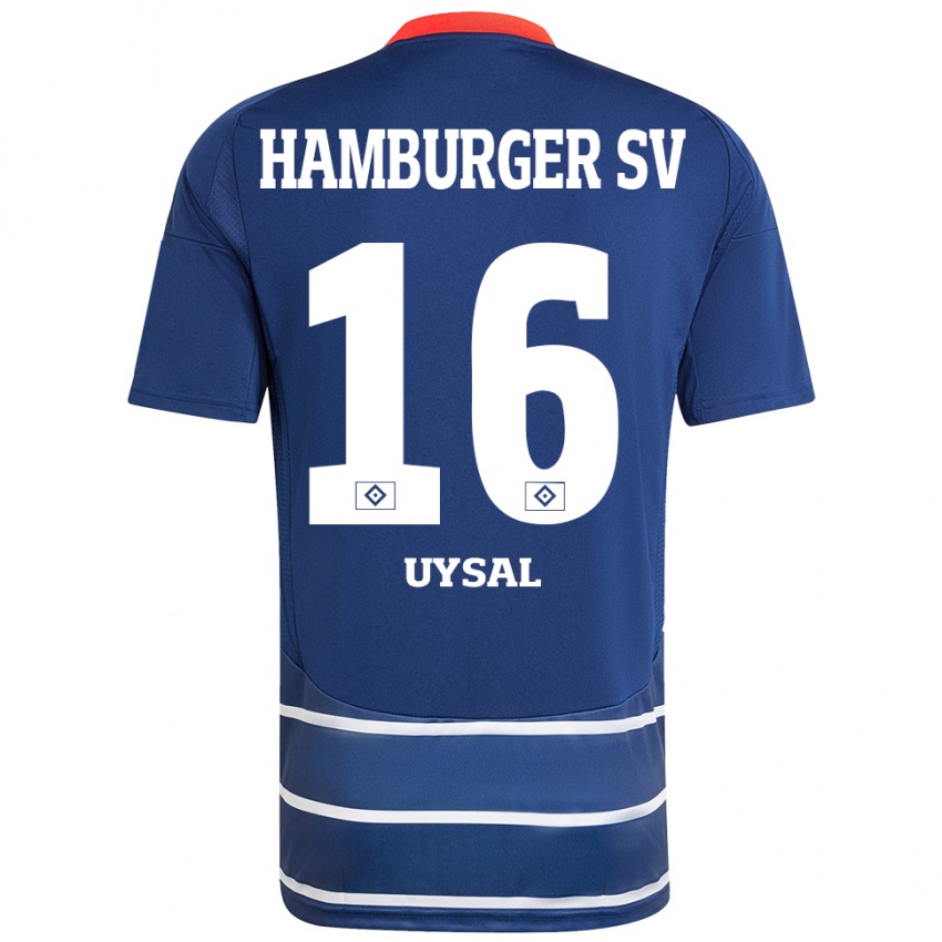 Niño Camiseta Samed Uysal #16 Azul Oscuro 2ª Equipación 2024/25 La Camisa Perú