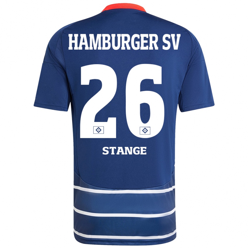 Niño Camiseta Otto Stange #26 Azul Oscuro 2ª Equipación 2024/25 La Camisa Perú